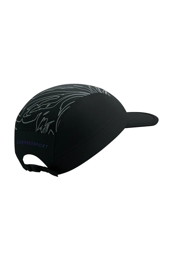 Кепка Compressport 5 Panel Light чёрный XHWU1103