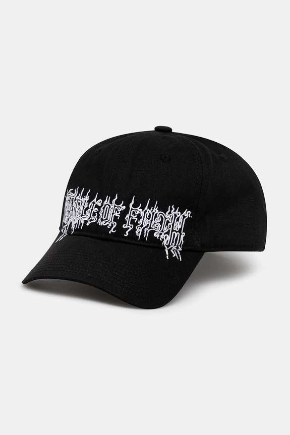Хлопковая кепка VETEMENTS Cof хлопок чёрный UCF76CA100B