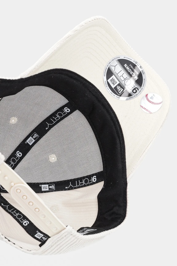 New Era czapka z daszkiem sztruksowa 0 beżowy 60691060