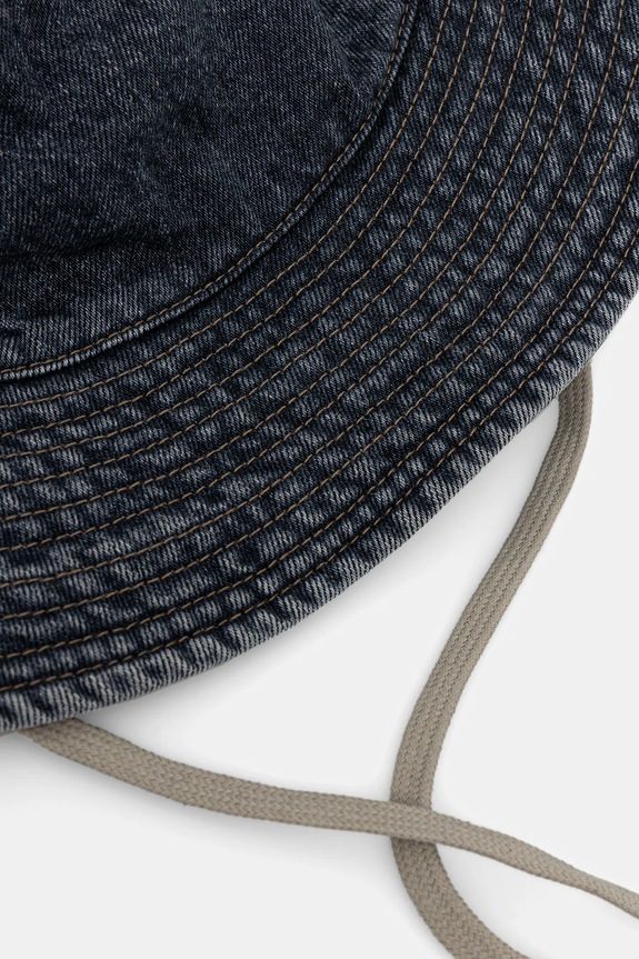 Pamučni šešir Rick Owens DRKSHDW Gilligan Hat DA02E7479.DGY plava AW25