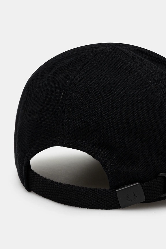 Akcesoria Fred Perry czapka z daszkiem bawełniana HW6726 czarny