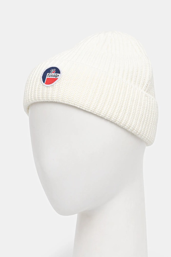 Вовняна шапка Fusalp Cosmic G3709 бежевий AW25