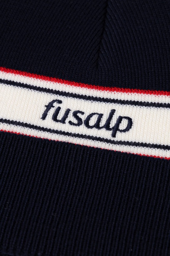 Fusalp pălărie din amestec de lână Retro I3714 bleumarin AW25