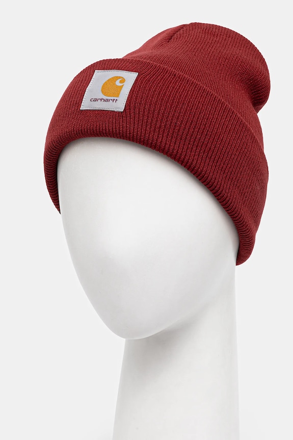 Čepice Carhartt WIP Short Watch Hat I017326.H8XX červená AW25
