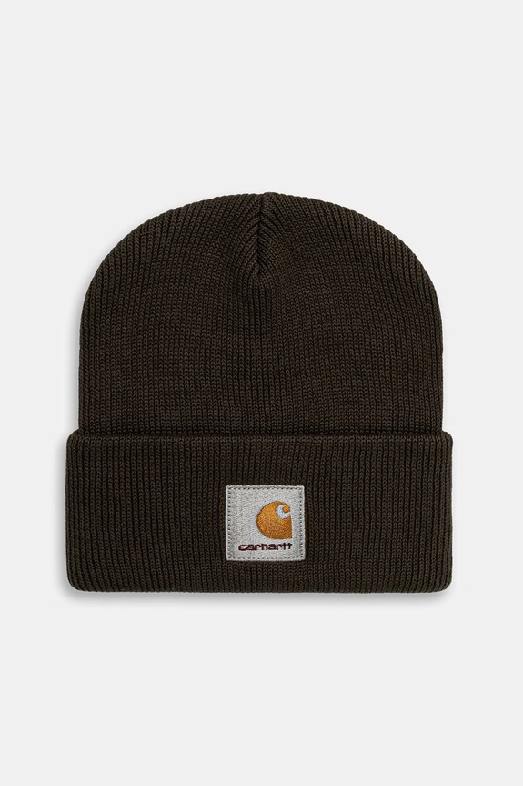 Памучна шапка Carhartt WIP Ohio Beanie изчистен зелен I035430.49XX
