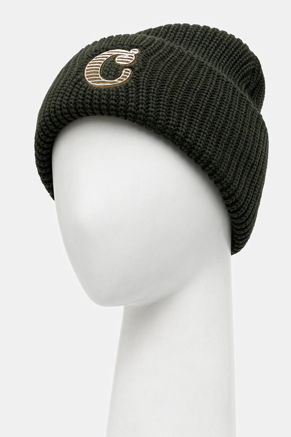 Шапка Carhartt WIP Cold World Beanie I035604.2ZXXX зелен AW25