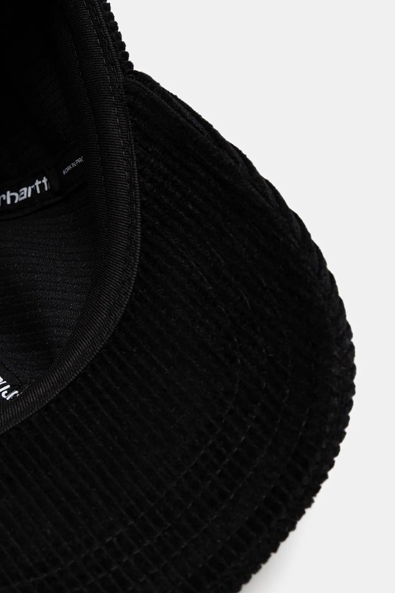 Carhartt WIP corduroy baseball cap Harlem Cap black I026890.00EXX