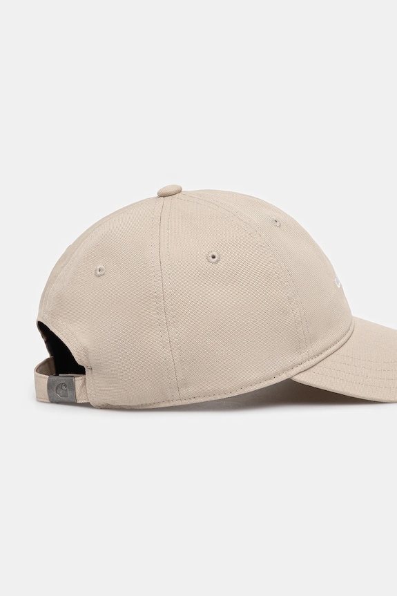 Аксесоари Памучна шапка с козирка Carhartt WIP Canvas Script Cap I028876.2W1XX бежов