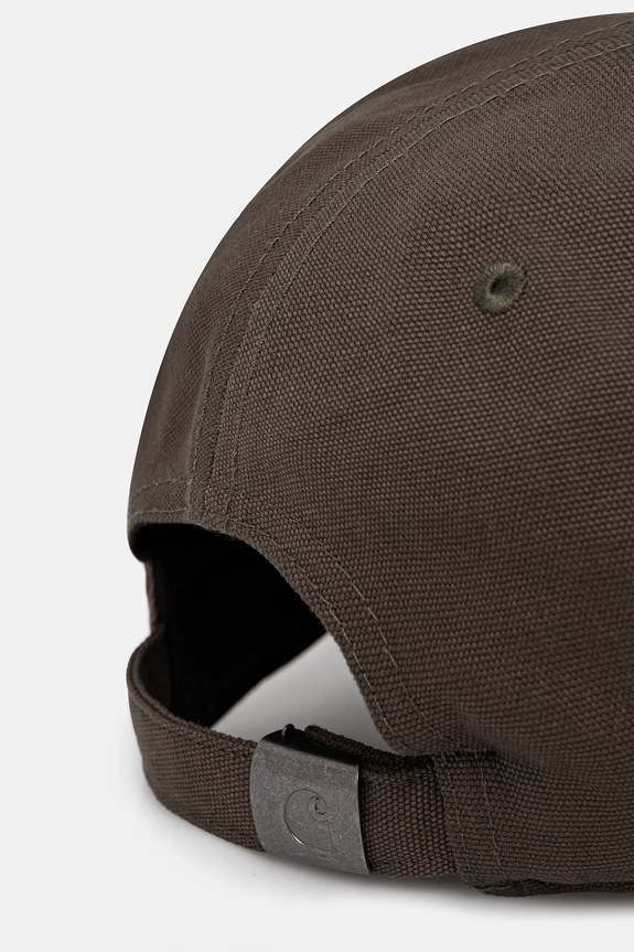 Akcesoria Carhartt WIP czapka z daszkiem bawełniana Canvas Script Cap I028876.3CDXX zielony