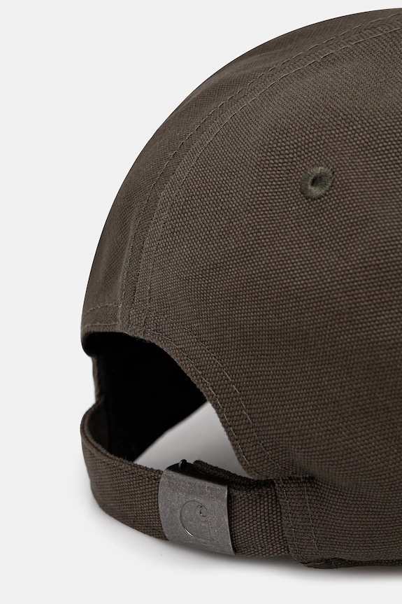 Akcesoria Carhartt WIP czapka z daszkiem bawełniana Canvas Script Cap I028876.3CDXX zielony