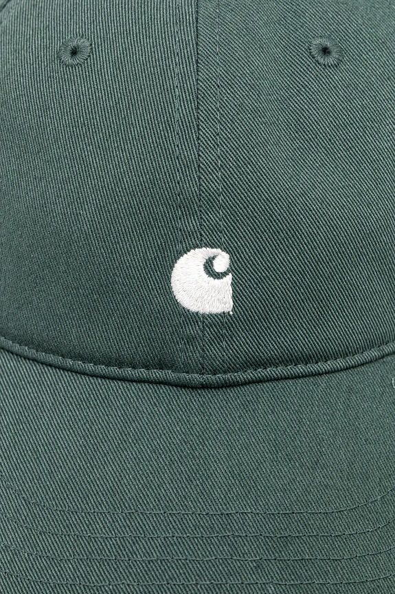 Памучна шапка с козирка Carhartt WIP W' Madison Logo Cap I034606.2OXXX зелен AW25