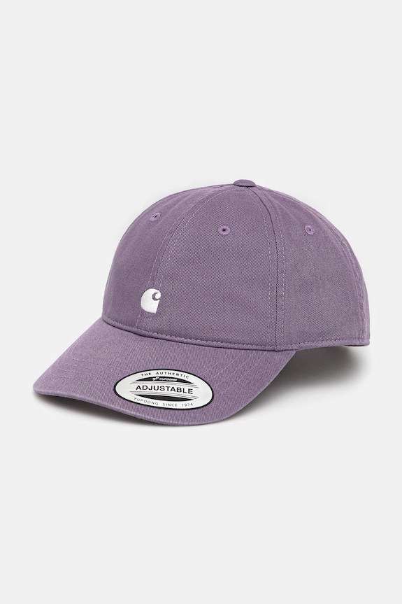 Памучна шапка с козирка Carhartt WIP W' Madison Logo Cap щампа виолетов I034606.38NXX
