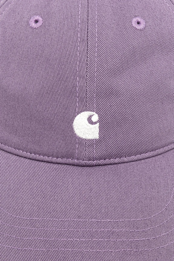 Хлопковая кепка Carhartt WIP W' Madison Logo Cap I034606.38NXX фиолетовой AW25