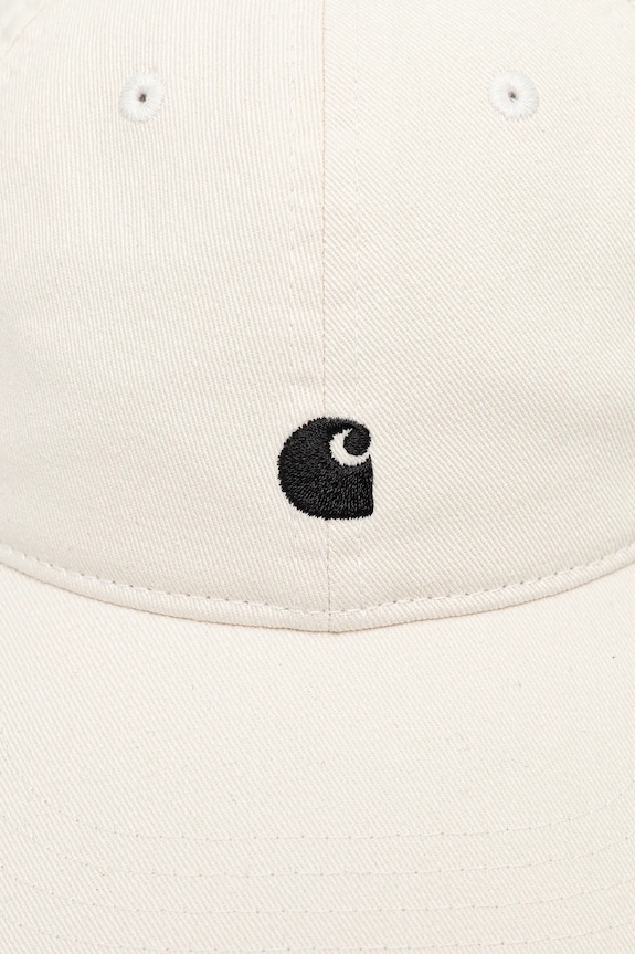 Памучна шапка с козирка Carhartt WIP W' Madison Logo Cap I034606.1T1XX бежов AW25
