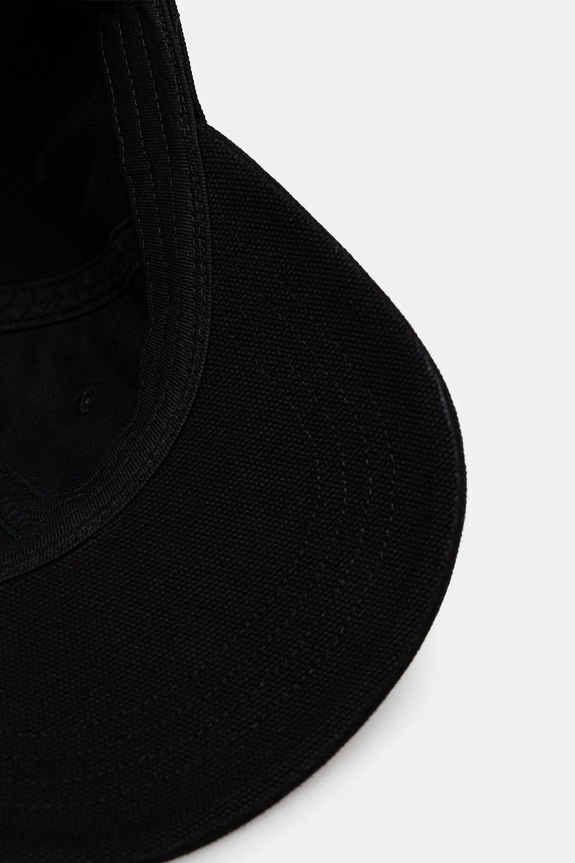 Carhartt WIP cotton baseball cap Selby Canvas Cap black I035414.8906