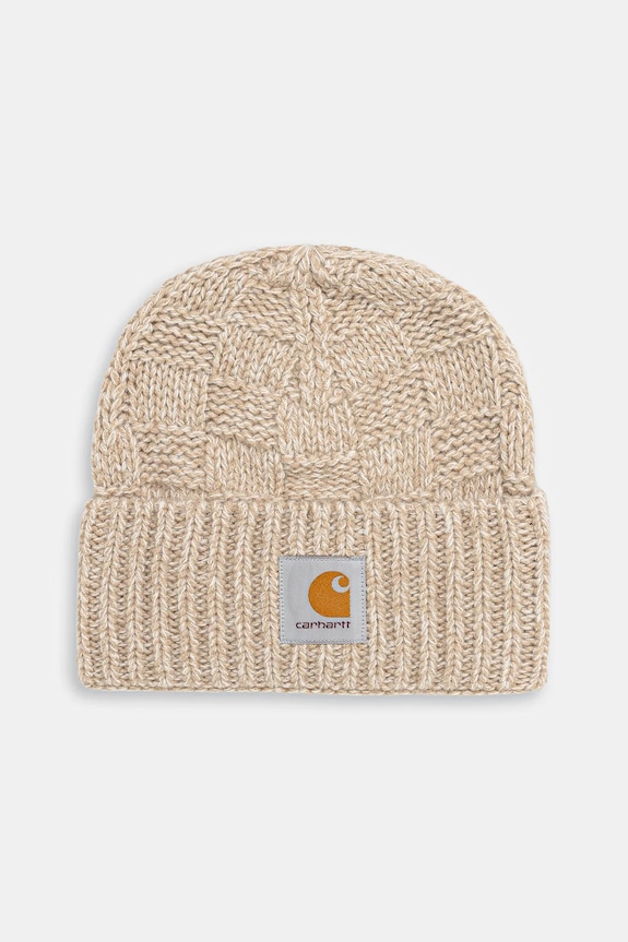 Шапка с вълна Carhartt WIP Kyloe Beanie щампа бежов I035451.3DAXX