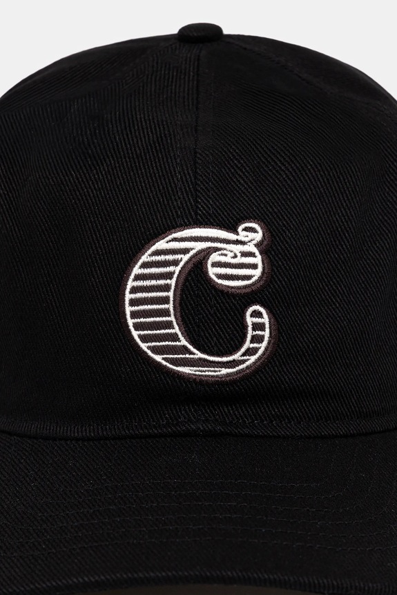 Carhartt WIP cotton baseball cap Cold World Cap I035663.89XX black AW25