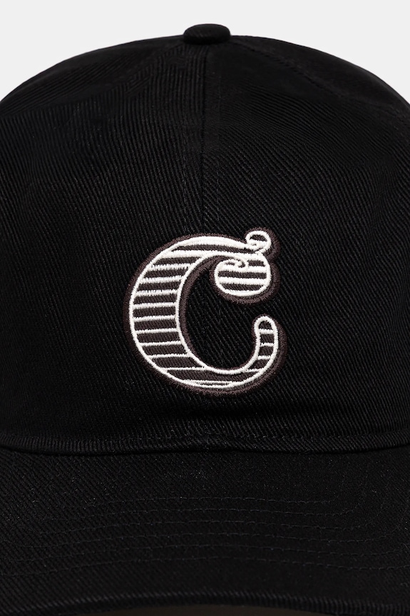 Carhartt WIP cotton baseball cap Cold World Cap I035663.89XX black AW25