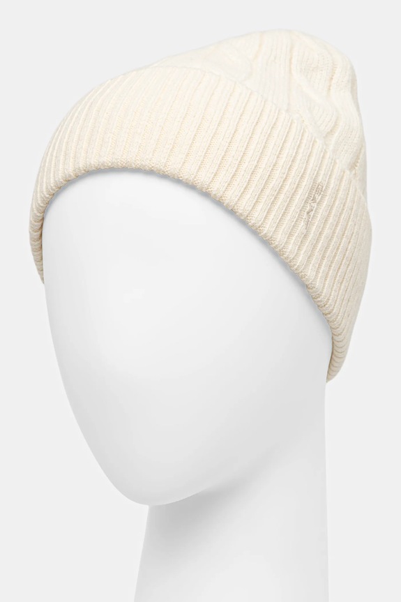 Gant czapka wełniana 4910058 beżowy AW25