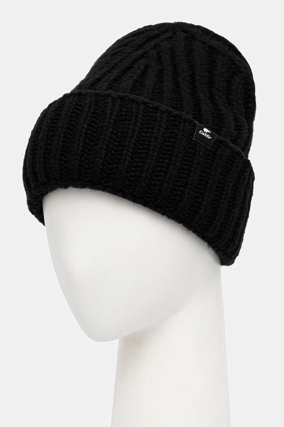Шапка с добавлением шерсти Eisbar Leia OS MÜ E31005 чёрный AW25