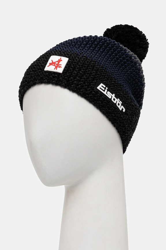 Eisbar căciulă din amestec de lână Star Pompon MÜ SA E33172 bleumarin AW25
