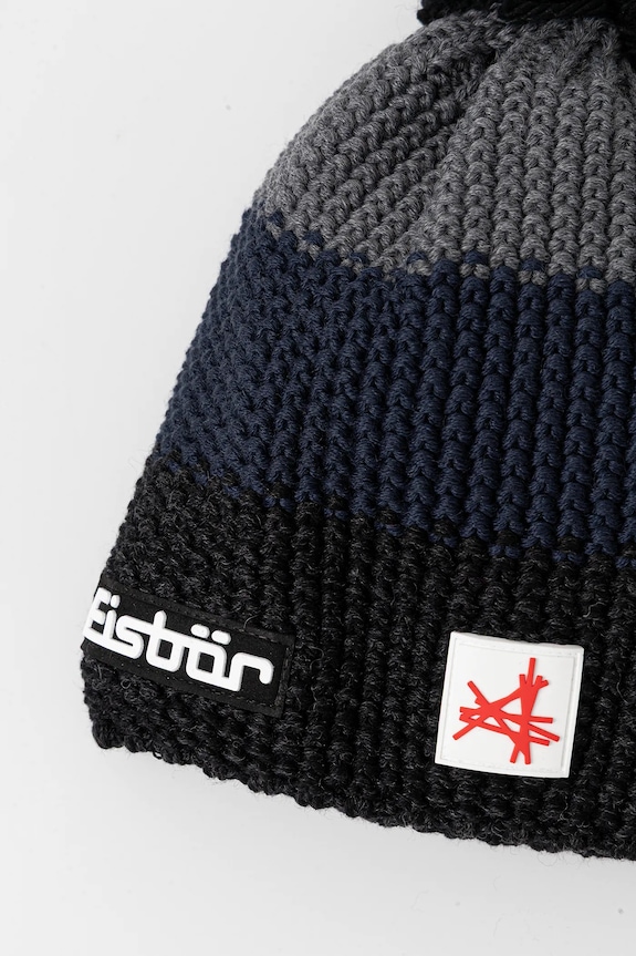 Accesorii Eisbar căciulă din amestec de lână Star Pompon MÜ SA E33172 bleumarin