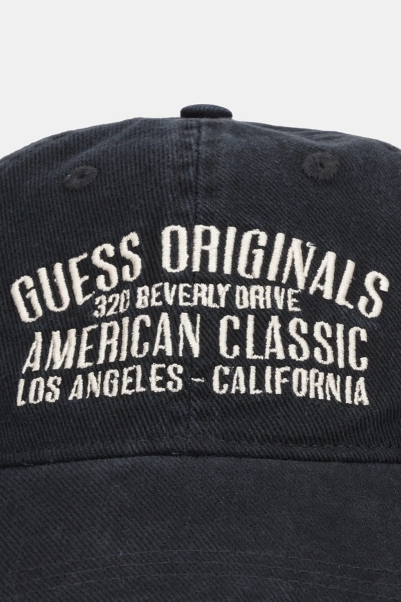 Хлопковая кепка Guess Originals M5BZ13.W4230 чёрный AW25