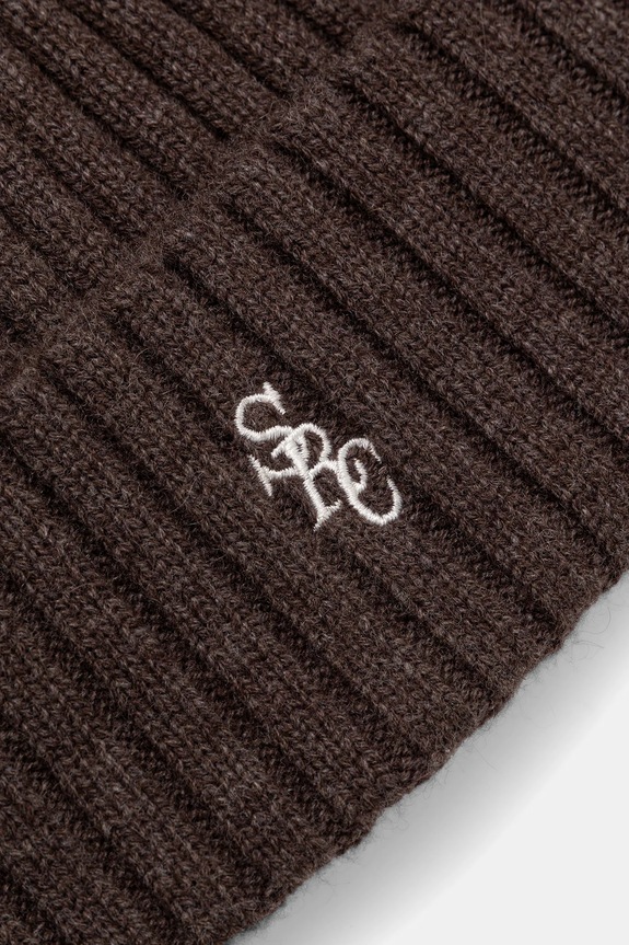 Accessories Sporty & Rich wool beanie SRC Cashmere AC06666302BR27 brown