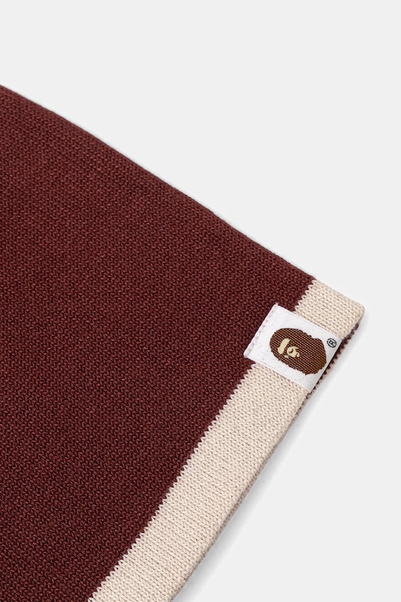 A Bathing Ape berretto Mad Face 001HTL801006M granata AW25