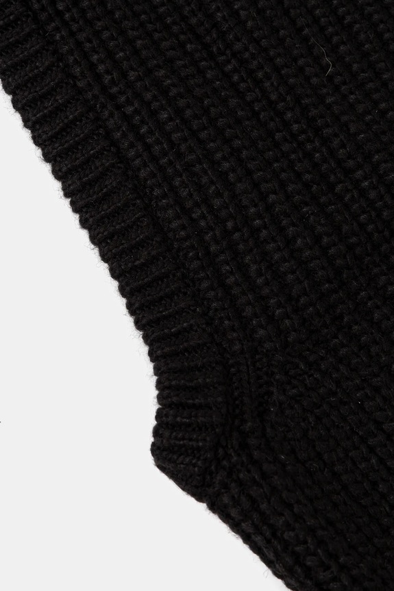 Kapuce z vlněné směsi UGG CABLE černá 102740
