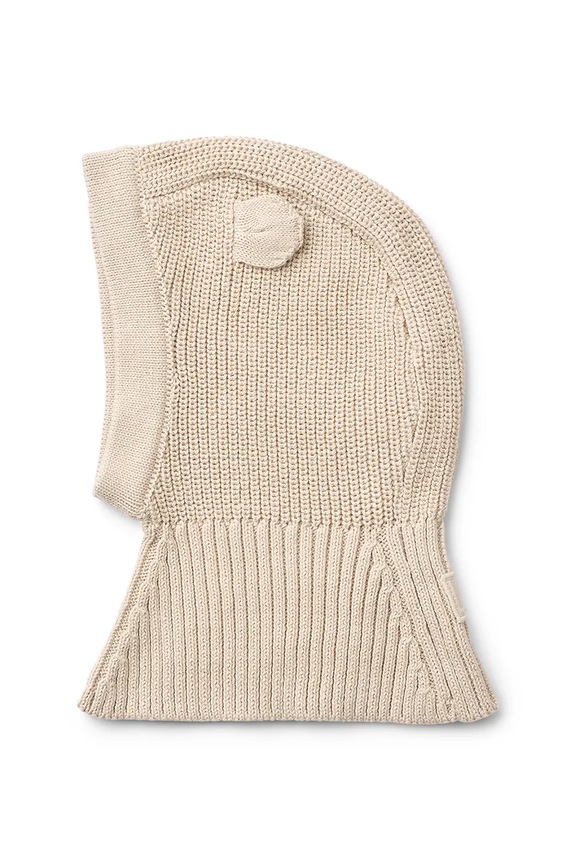Bavlnená kukla Liewood Hanibal Balaclava LW20101.9BYA béžová AW25
