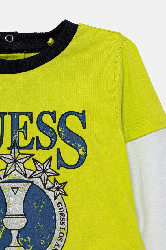 Chłopiec Guess komplet dziecięcy I5YG05.K8HM4.9BYA żółty