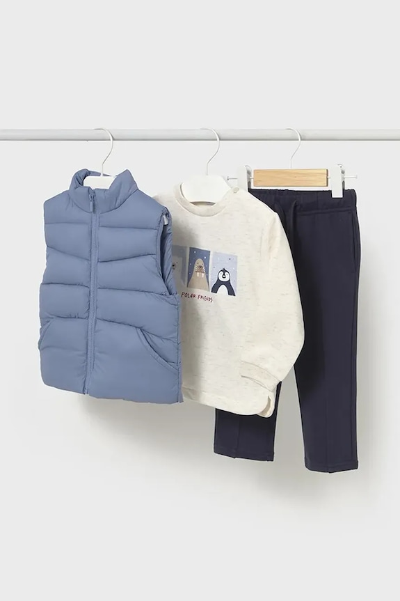 Mayoral compleu bebe 2649.3E.Baby.9BYA albastru AW25