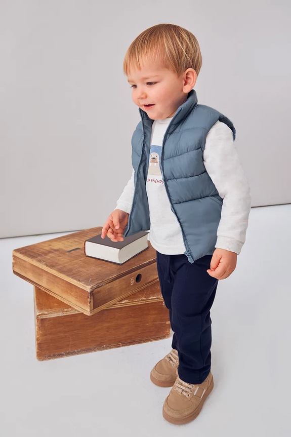 Mayoral compleu bebe cu modele albastru 2649.3E.Baby.9BYA