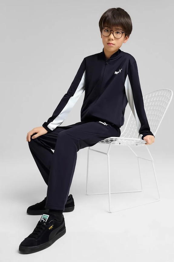 Otroška trenirka Puma Poly Baseball Suit B Tkanina mornarsko modra 686295