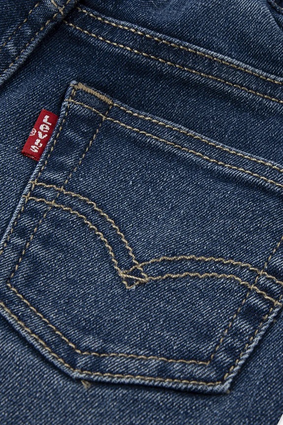 Chłopiec Levi's komplet niemowlęcy SNIT MOTO CREW & DENIM SET 2-pack 6EN740 niebieski