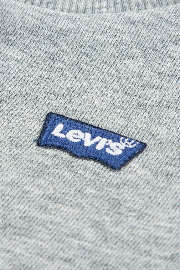 Fiú Levi's gyapjúkeverék kabát HOODIE & JOGGER SET 6EP012 szürke