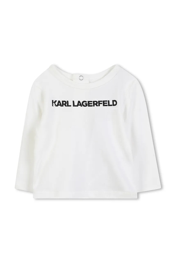Băieți Karl Lagerfeld set trening bumbac pentru copii Z30669.67.81 negru