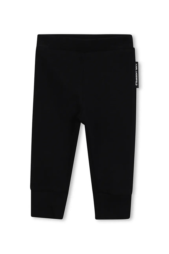 Karl Lagerfeld set trening bumbac pentru copii Z30669.67.81 negru