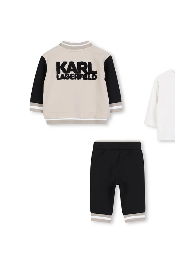 Kojenecká tepláková souprava Karl Lagerfeld Z30671.71.81 černá AW25