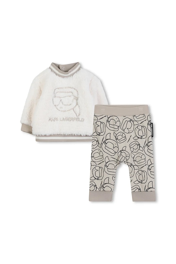 Karl Lagerfeld baba tréningruha dzsörzé fehér Z30672.86