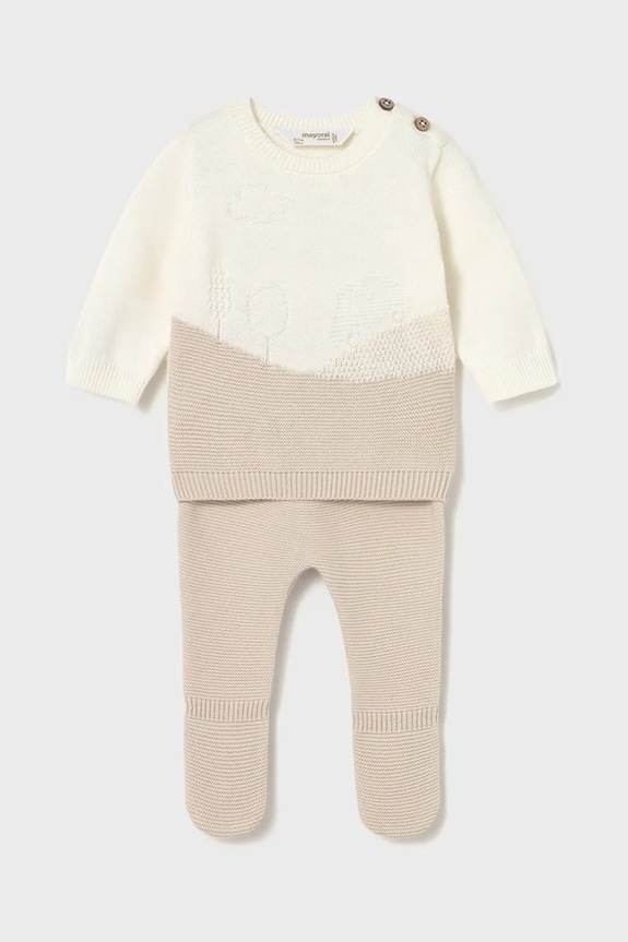 Mayoral Newborn komplet niemowlęcy Produkt niemowlęcy beżowy 2563.1B.Newborn.9BYA