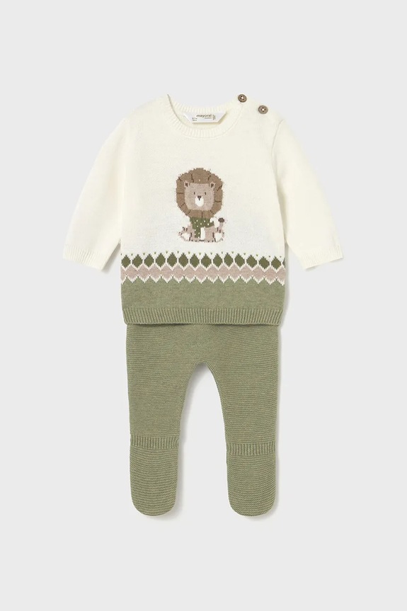 Sada pre bábätká Mayoral Newborn 2563.1B.Newborn.9BYA zelená AW25