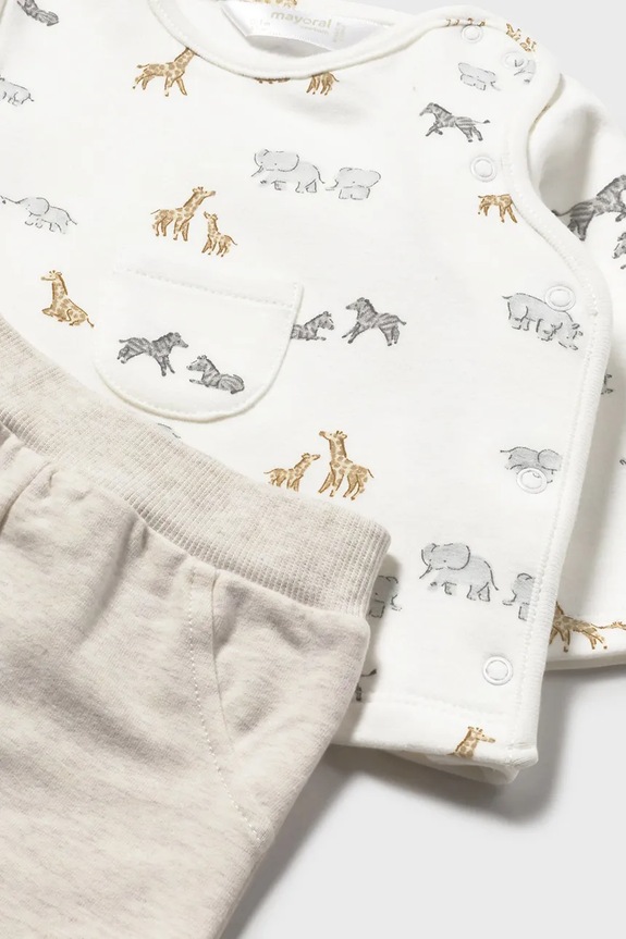 Αγορίστικα Σετ μωρού Mayoral Newborn 2-pack 2567.1G.Newborn.9BYA μπεζ