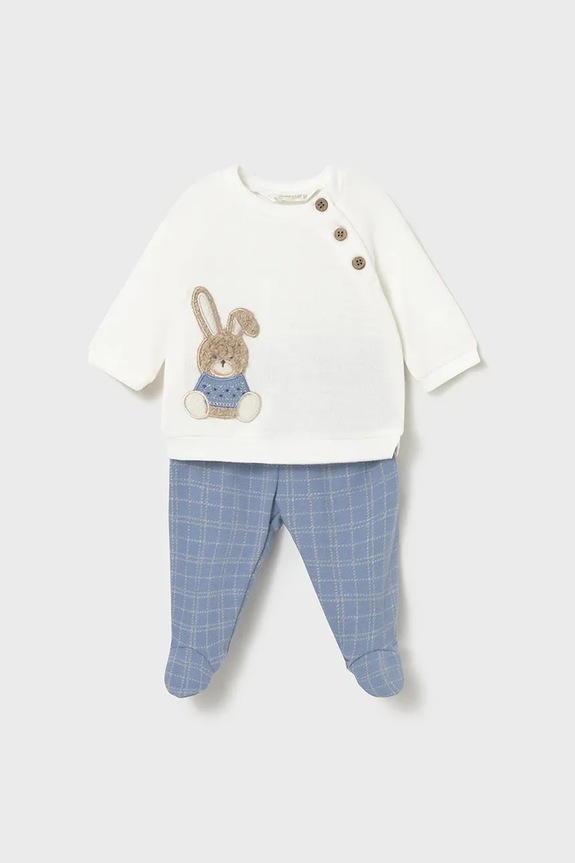 Mayoral Newborn komplet niemowlęcy dzianina niebieski 2586.1H.Newborn.9BYA