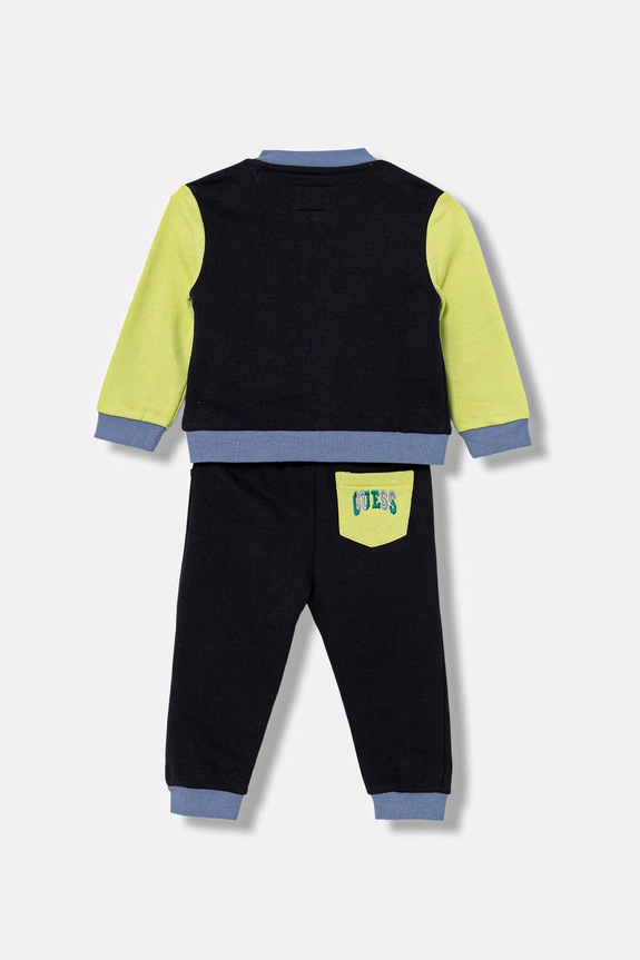 Pamučna trenirka za bebe Guess 2-pack I5BG11.KAD74.9BYA mornarsko plava AW25