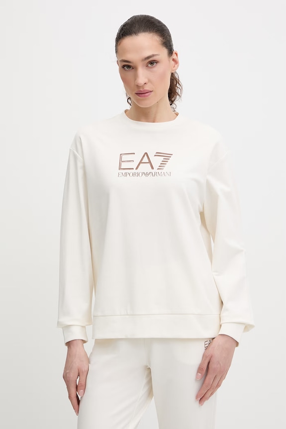 Tepláková súprava EA7 Emporio Armani AF13135.7W000115 béžová SS26