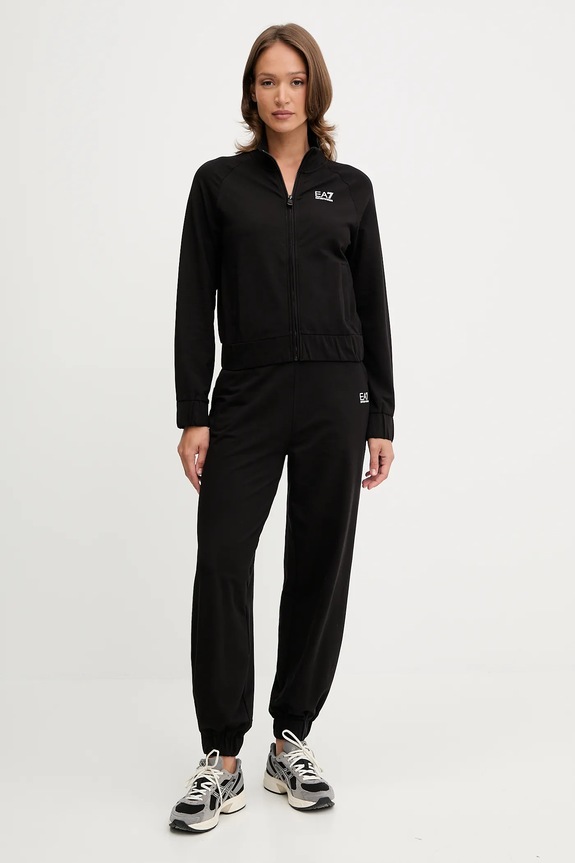 Φόρμα EA7 Emporio Armani πλεκτό ύφασμα μαύρο AF13135.7W000118