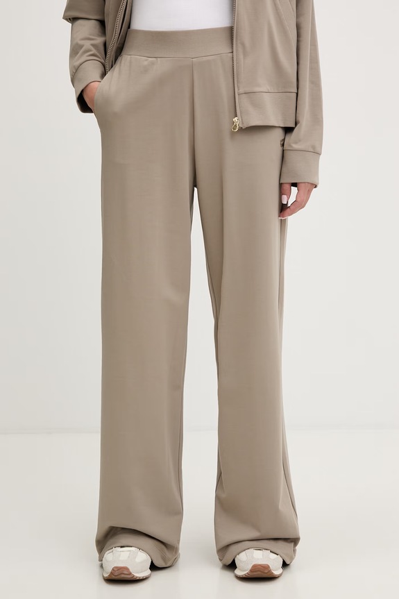 EA7 Emporio Armani φόρμα γυναικεία βαμβακερή με ελαστάν μπεζ AF13135.7W000464