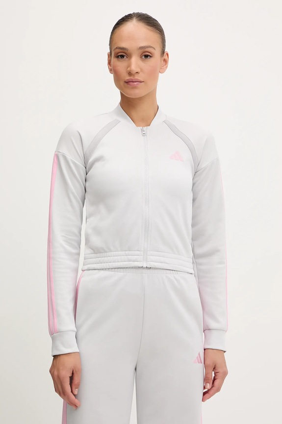 adidas tuta da ginnastica TEAMSPORT JL7336 grigio AW25